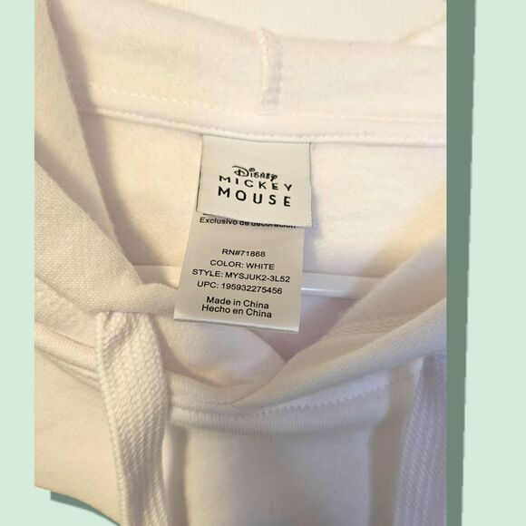 Mickey Mouse Crochet Face Hoodie Large - Picture 4 of 5